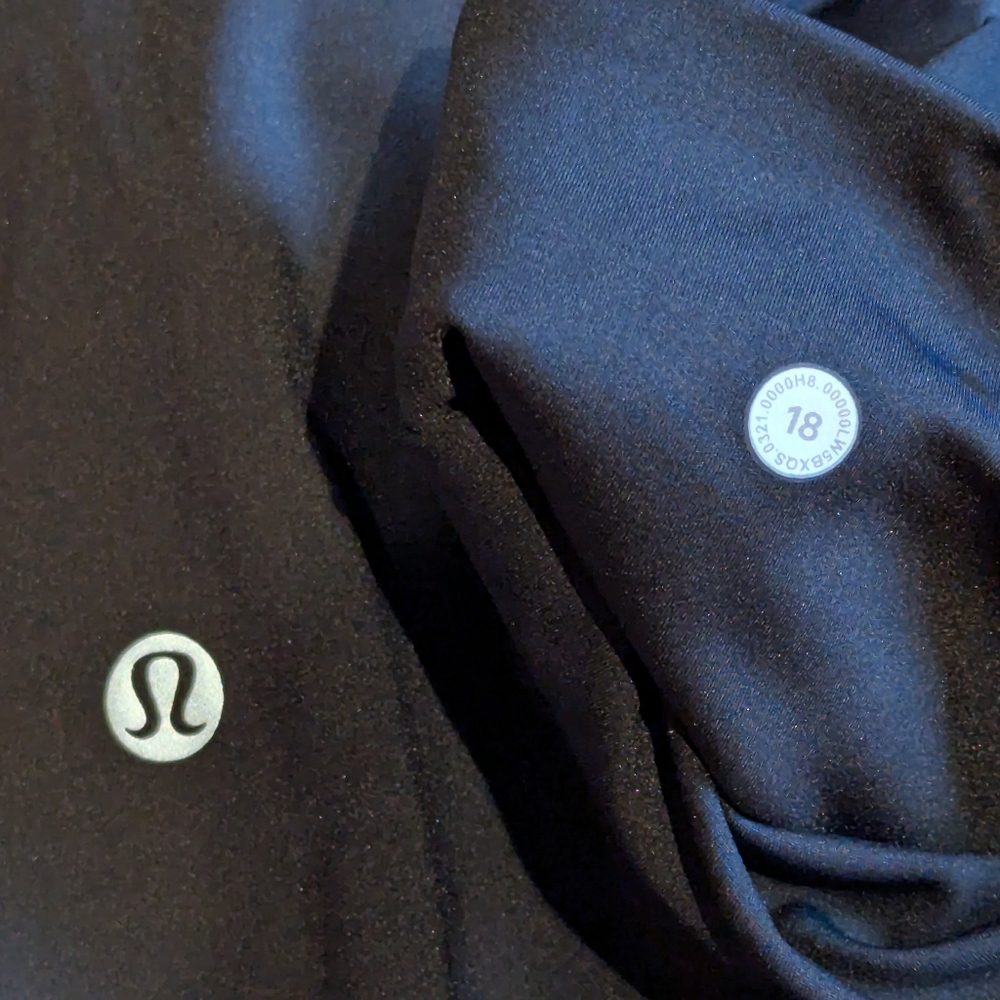 Lululemon NEW Fast and Free 7/8 Tight 25" with Pockets Black Sz 18 - Picture 10 of 10